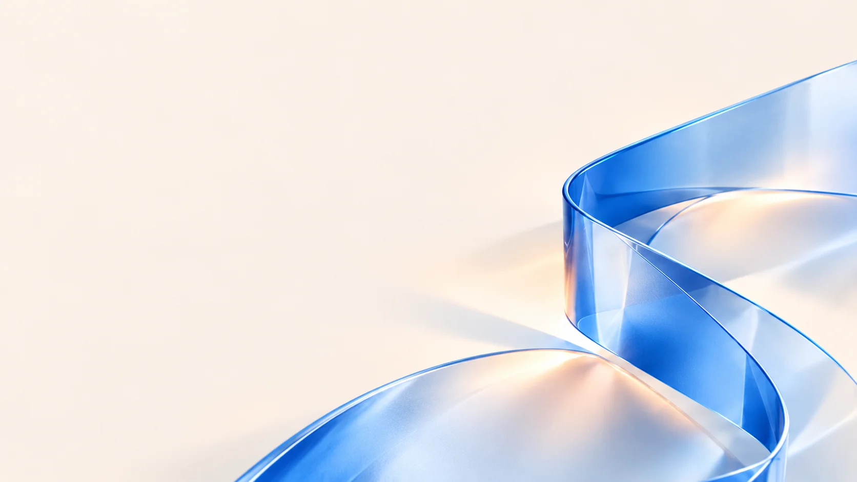 Glasband als Abschlussmotiv